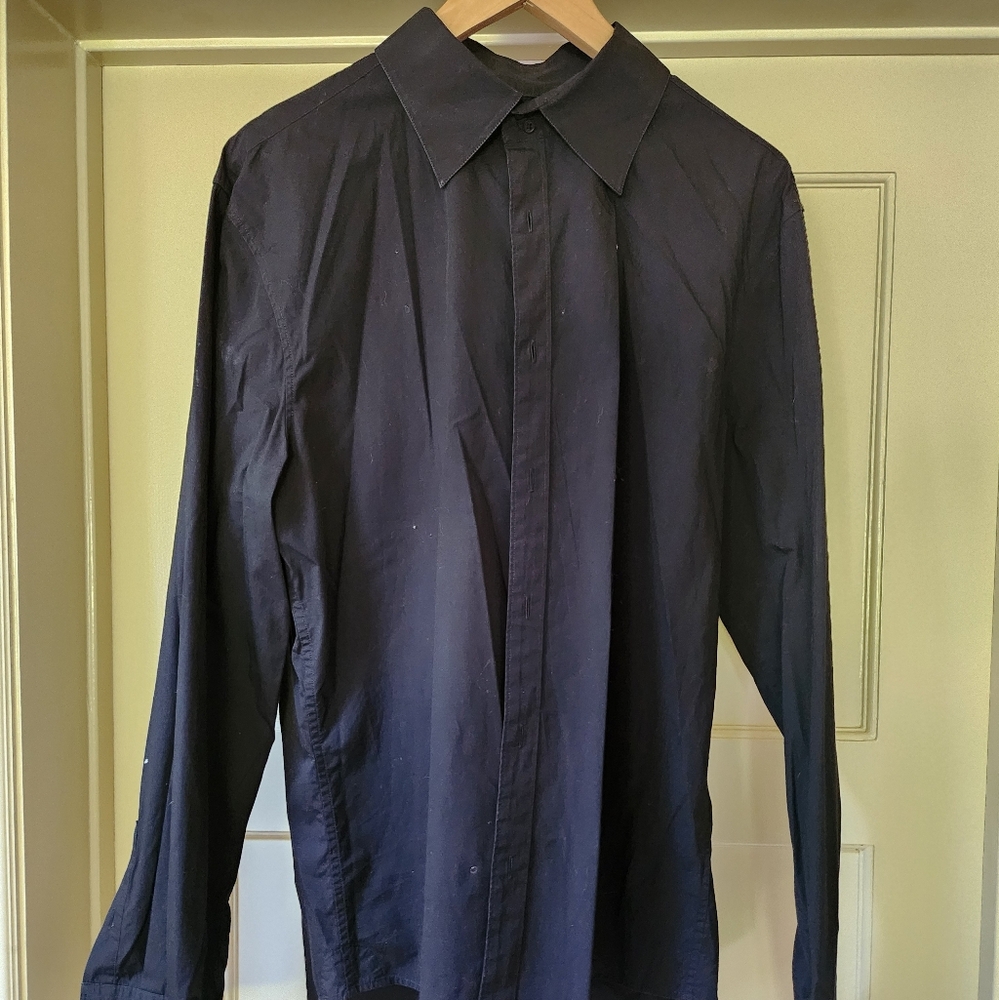 Armani Exchange Men's Black Dress Shirt